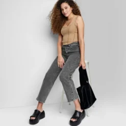 Women's Super-High Rise Straight Jeans - Wild Fable™ Black Wash -Wild Fable Shop GUEST 08e6baab 67be 43f2 8de9 0a94a2233bc7