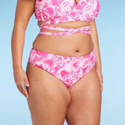 Women's Cheeky Bikini Bottom - Wild Fable™ Pink Heart Print -Wild Fable Shop GUEST 0ceebb9c 45a9 493b 9d46 cc3268626413
