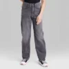 Women's High-Rise 90's Relaxed Straight Jeans - Wild Fable™ Black Wash