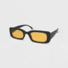 Women's Solid Plastic Rectangle Sunglasses - Wild Fable™