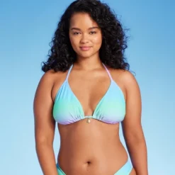 Women's Triangle Bikini Top With Shell Charm - Wild Fable™ -Wild Fable Shop GUEST 1181a227 13bd 49b4 9757 c2c4cf76f405