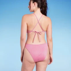 Women's Cut Out One Piece Swimsuit - Wild Fable™ Pink Lurex 2 Women's Cut Out One Piece Swimsuit - Wild Fable™ Pink Lurex -Wild Fable Shop GUEST 123d307b 67b5 41e0 8263 54e8a30ca660