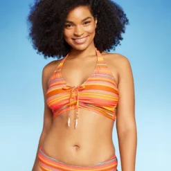 Women's Drawstring Ruched Halter Longline Bikini Top - Wild Fable™ -Wild Fable Shop GUEST 13779408 406f 489b 9782 cc1b7b845c11