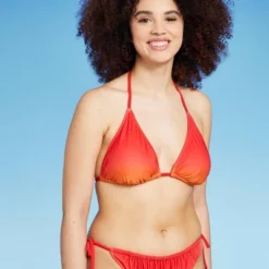 Women's Triangle Bikini Top - Wild Fable™ Orange Ombre Print -Wild Fable Shop GUEST 19cce871 85ff 4a29 ba29 8642d2744b79