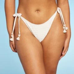 Women's Crochet Side-Tie Extra Cheeky Extra High Waist Bikini Bottom - Wild Fable™ Cream 2 Women's Crochet Side-Tie Extra Cheeky Extra High Waist Bikini Bottom - Wild Fable™ Cream -Wild Fable Shop GUEST 1b999c0e 1d74 437a a40a 8a5c4f1920fd