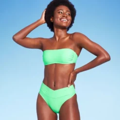 Women's Crossover High Leg Cheeky Mid-Rise Bikini Bottom - Wild Fable™ -Wild Fable Shop GUEST 1c4fca13 0367 497b 8718 a3572d067feb