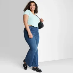 Women's High-Rise Flare Jeans - Wild Fable™ Dark Blue Wash 3 Women's High-Rise Flare Jeans - Wild Fable™ Dark Blue Wash -Wild Fable Shop GUEST 1ca76bba fc19 412b ad5f 829bd6fb1442
