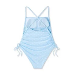 Women's Side-Cinch Detail Extra High Leg Cheeky One Piece Swimsuit - Wild Fable™ Blue -Wild Fable Shop GUEST 1e569150 3ad0 4140 a856 af022c30d876