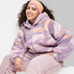 Women's Faux Shearling Full Zip-Up Sweatshirt - Wild Fable™ -Wild Fable Shop GUEST 20028696 942f 467f 873b 9b1410e1f8e9