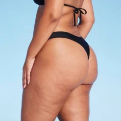 Women's Scoop Front Extra High Leg Thong Bikini Bottom - Wild Fable™ Black -Wild Fable Shop GUEST 2366aa18 d171 4622 a3cd b814f337b15d