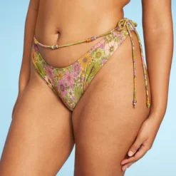 Women's Beaded Side-Tie Extra Cheeky Extra High Leg Bikini Bottom - Wild Fable™ -Wild Fable Shop GUEST 23a2f654 e87b 4928 b260 c0610a6154df