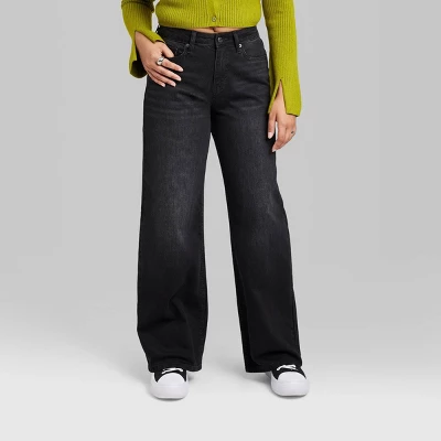 Women's Super-High Rise Wide Leg Baggy Jeans - Wild Fable™ Black Wash Women's Super-High Rise Wide Leg Baggy Jeans - Wild Fable™ Black Wash -Wild Fable Shop GUEST 240082f1 9b4e 408a 9295 82cbe03dff8c