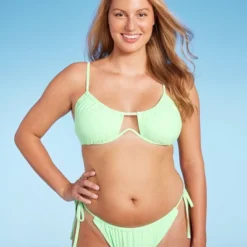 Women's Tunneled Underwire Bikini Top - Wild Fable™ Light Green -Wild Fable Shop GUEST 2492fc7a 40fa 4fe8 a437 605717abc6e9