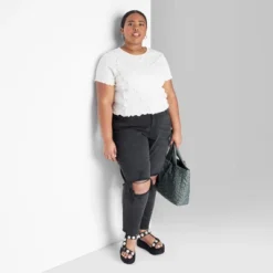 Women's Super-High Rise Curvy Tapered Jeans - Wild Fable™ Black Wash -Wild Fable Shop GUEST 24f96f62 0047 4c1e 8c67 0ab7ebc7c0e7