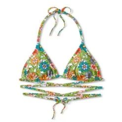 Women's Triangle Wrap Bikini Top - Wild Fable™ Multi Floral Print -Wild Fable Shop GUEST 2567a1a9 cccf 4cce a71c afd944a44bf1