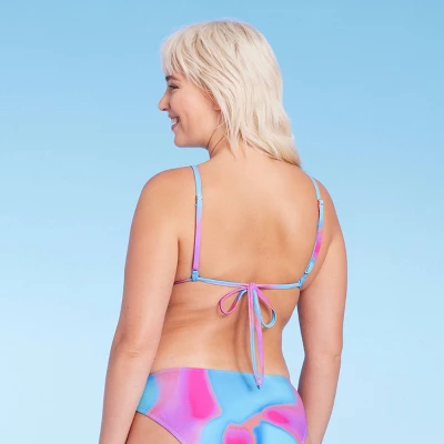 Women's Tunnel Front Bralette Bikini Top - Wild Fable™ Blue Marble Print Women's Tunnel Front Bralette Bikini Top - Wild Fable™ Blue Marble Print -Wild Fable Shop GUEST 2590b86f 3a9c 4587 b451 bcb0db75379f