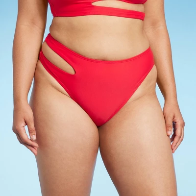 Women's Side Cut Out Mid-Rise High Leg Cheeky Bikini Bottom - Wild Fable™ Red Women's Side Cut Out Mid-Rise High Leg Cheeky Bikini Bottom - Wild Fable™ Red -Wild Fable Shop GUEST 2ae1468c c109 4dd1 8e62 b5542fd31abe