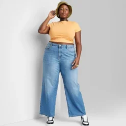 Women's Super-High Rise Wide Leg Baggy Jeans - Wild Fable™ Blue Wash 3 Women's Super-High Rise Wide Leg Baggy Jeans - Wild Fable™ Blue Wash -Wild Fable Shop GUEST 2ef050c9 2a87 40e7 82c9 96a0b832406c
