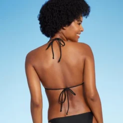 Women's Thin Strap Triangle Bikini Top - Wild Fable™