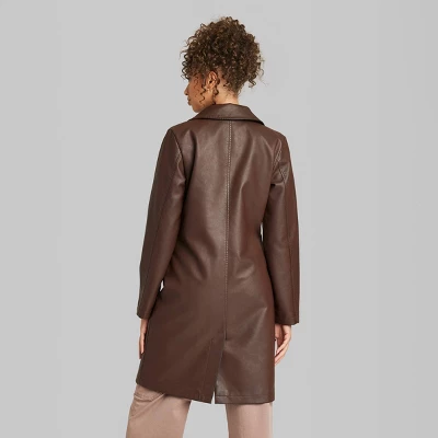 Women's Faux Leather Trench Coat - Wild Fable™ Women's Faux Leather Trench Coat - Wild Fable™ -Wild Fable Shop GUEST 30310d23 3c7c 4468 a959 d7d2bc0dcab1