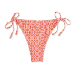 Women's Ultra High Leg Adjustable Coverage Bikini Bottom - Wild Fable™ Orange Tile Print -Wild Fable Shop GUEST 305db2c0 d32f 4d36 89df 11711162d629