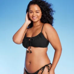 Women's Crochet Tie-Front Bralette Bikini Top - Wild Fable™ -Wild Fable Shop GUEST 30a4b4b6 4b8d 446b 8642 53366a3b2dda