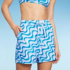 Women's 5" Board Swim Shorts - Wild Fable™ Multi Blue Swirl Print -Wild Fable Shop GUEST 31d50ee2 833a 4bc7 ab94 e162d7befcf4