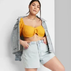 Women's High-Rise Cutoff Midi Jean Shorts - Wild Fable™ -Wild Fable Shop GUEST 33fb0a23 af38 4681 a500 d0013bb8caa6