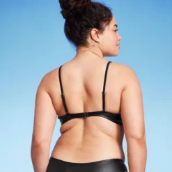 Women's Faux Leather Bralette Bikini Top - Wild Fable™ Black -Wild Fable Shop GUEST 37345f3f 3f19 4b3d b931 6b609a85af41