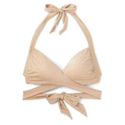 Women's Longline Wrap Front Bralette Bikini Top - Wild Fable™ Gold -Wild Fable Shop GUEST 3a258954 e23a 4282 9e9e 06af860d908c