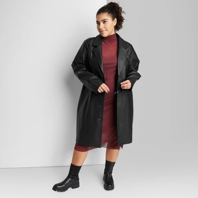 Women's Faux Leather Trench Coat - Wild Fable™ Women's Faux Leather Trench Coat - Wild Fable™ -Wild Fable Shop GUEST 3c6b2bd6 36ec 4299 97b2 6e023a1ec87b