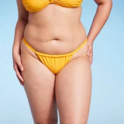 Women's Scarf Side Adjustable Coverage Bikini Bottom - Wild Fable™ Yellow -Wild Fable Shop GUEST 3ca42b19 8cd9 4a59 8c7c a600d2503264