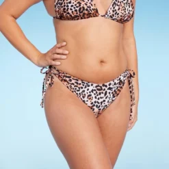 Women's Cut Out Strappy Side-Tie Extra High Leg Extra Cheeky Bikini Bottom - Wild Fable™ Multi Animal Print -Wild Fable Shop GUEST 3cfdbde5 242f 4474 bd57 957556bafed7