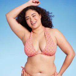 Women's U Bralette Multiway Bikini Top - Wild Fable™ Orange Tile Print -Wild Fable Shop GUEST 3de00cfe c89b 4091 aa23 9e65d2d87d86