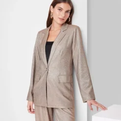 Women's Oversized Glitter Blazer - Wild Fable™ Copper -Wild Fable Shop GUEST 416d557e 52a3 4709 91fa cd4f06925613