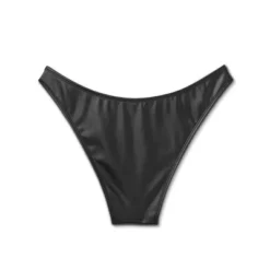 Women's Faux Leather High Leg Extra Cheeky Bikini Bottom - Wild Fable™ Black -Wild Fable Shop GUEST 416f1b15 3cfd 4341 a21b 90d8b4395db4