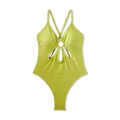 Women's Ring Front Cut Out One Piece Swimsuit - Wild Fable™ Green -Wild Fable Shop GUEST 4769e5c8 178f 4a82 9bd1 80f8cdd2413b