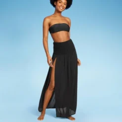 Women's Smocked High Slit Convertible Cover Up Dress - Wild Fable™ -Wild Fable Shop GUEST 4a259241 5240 4eaa a845 7416b43b706a