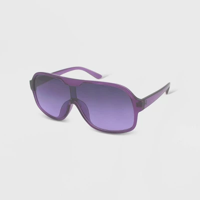 Women's Milky Plastic Oversized Shield Sunglasses - Wild Fable™ Purple Women's Milky Plastic Oversized Shield Sunglasses - Wild Fable™ Purple -Wild Fable Shop GUEST 51521dbb 834b 4844 b7e6 4d96111d2ee7
