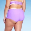Women's Cheeky Boy Shorts Bikini Bottom - Wild Fable™ Hot Grape