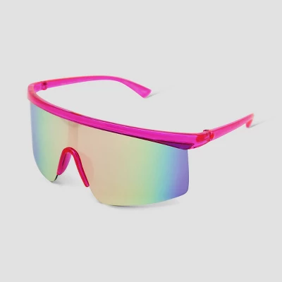 Women's Crystal Plastic Shield Sunglasses - Wild Fable™ Pink Women's Crystal Plastic Shield Sunglasses - Wild Fable™ Pink -Wild Fable Shop GUEST 53515834 60b2 4b75 942b a1b70bedf792