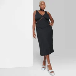 Women's Lace Detail Slip Midi Dress - Wild Fable™ -Wild Fable Shop GUEST 55db01e9 50fb 4ee8 93c9 1c85b822998c