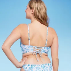 Women's Corset Longline Bikini Top - Wild Fable™ Cream -Wild Fable Shop GUEST 5609bd65 df27 40e6 a357 f8bda7d960a0