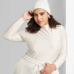 Women's Long Sleeve Mock Neck T-Shirt - Wild Fable™ -Wild Fable Shop GUEST 573176da fa09 49c0 80f4 f1bc0bdc395a