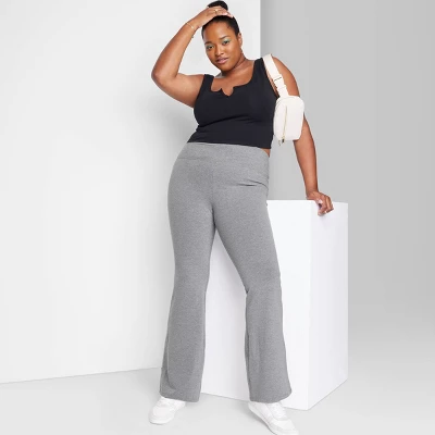 Women's High-Waisted Flare Leggings - Wild Fable™ Heather Gray Women's High-Waisted Flare Leggings - Wild Fable™ Heather Gray -Wild Fable Shop GUEST 5877deeb 8cae 4bea 975c d3fd99e363c9