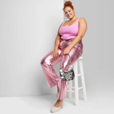 Women's High-Rise Metallic Flare Pants - Wild Fable™ Women's High-Rise Metallic Flare Pants - Wild Fable™ -Wild Fable Shop GUEST 5fc4eac5 d6f6 47c6 9469 876f83f8a83a