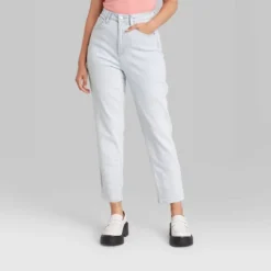 Women's Super-High Rise Curvy Tapered Jeans - Wild Fable⢠Ultra Light Wash