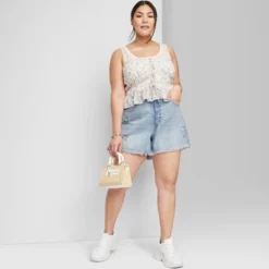 Women's High-Rise Cutoff Midi Jean Shorts - Wild Fable™ -Wild Fable Shop GUEST 6b130dbf b9d8 451b 9345 89aecdfea6b5