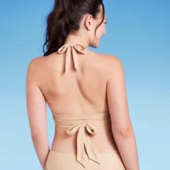 Women's Longline Wrap Front Bralette Bikini Top - Wild Fable™ Gold -Wild Fable Shop GUEST 70fdb681 dfdc 4007 8186 efa1480352f7