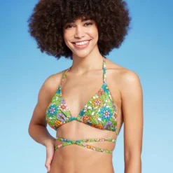 Women's Triangle Wrap Bikini Top - Wild Fable™ Multi Floral Print -Wild Fable Shop GUEST 731283f8 8922 4e4d a9c2 da519d352a40